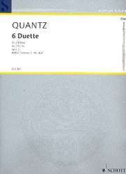 6 Duette op.2 Band 2 (Nr.4-6) : -Johann Joachim Quantz