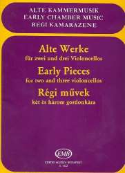 Alte Werke für 2-3 Violoncelli - Diverse / Arr. Arpad Pejtsik