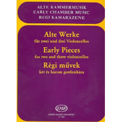 Alte Werke für 2-3 Violoncelli -Diverse / Arr.Arpad Pejtsik