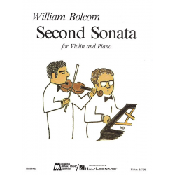 Sonata no.2 : for violin and piano - William Bolcom