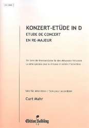 Konzert-Etüde D-Dur : - Curt Mahr