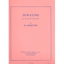 Sonatine : pour trompette -Bohuslav Martinu