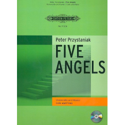 Five Angels (+CD) : für Violoncello und Klavier - Peter Przystaniak