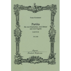 Partita - Partitur - Franz Krommer / Arr. Karl-Heinz Gutte
