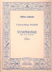 Symphonie no.4 op.13 : pour orgue - Charles-Marie Widor