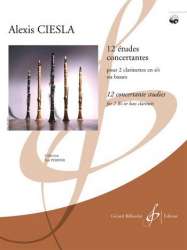 12 Études concertantes (+CD) : - Alexis Ciesla