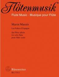 Les folies d'ESPA gne : für Flöte solo -Marin Marais