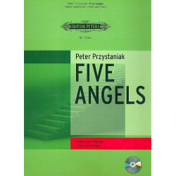 Five Angels (+CD) : für Violine und Klavier - Peter Przystaniak