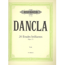 20 Etudes ´Brillantes op.73 : -Jean Baptiste Charles Dancla