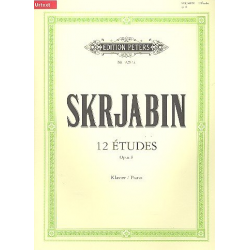 12 Etüden op.8 : für Klavier - Alexander Skrjabin / Scriabin