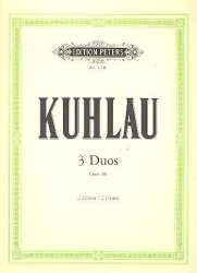 3 Duos op.81 : für 2 Flöten - Friedrich Daniel Rudolph Kuhlau