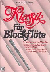Klassik für Blockflöte 1 - Hans Bodenmann