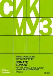 Sonate op.119 : für Violoncello - Sergei Prokofieff