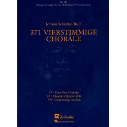 371 Vierstimmige Choräle (02 1. Stimme in Bb) - Johann Sebastian Bach / Arr. Hans Algra