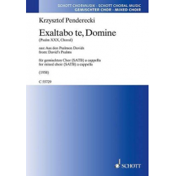 Exaltabo te Domine : - Krzysztof Penderecki
