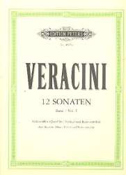 12 Sonaten Band 1 (Nr.1-3) : - Francesco Maria Veracini