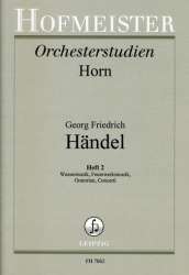 Orchesterstudien Horn: Händel Heft 2 - Georg Friedrich Händel (George Frederic Handel)