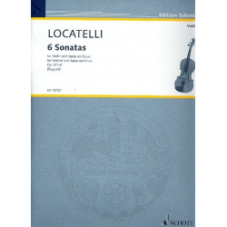 6 Sonaten op.8 Band 1 (Nr.1-6) : -Pietro Locatelli