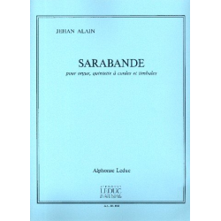 Sarabande : pour orgue, - Jehan Alain