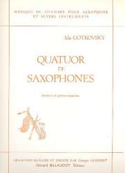 Quatuor de saxophones : pour - Ida Gotkovsky