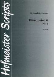 Bläserquintett Nr. 1 - Stimmensatz - Siegmund Goldhammer