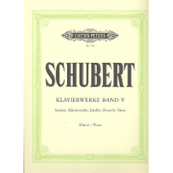 Kompositionen für Klavier Band 5 : - Franz Schubert
