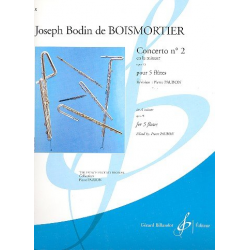 Concerto la mineur no.2 op.15 : - Joseph Bodin de Boismortier