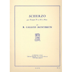 Scherzo : pour trompette ut ou sib - Raymond Gallois Montbrun