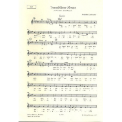 Turmbläser-Messe : für gem Chor, - Fridolin Limbacher