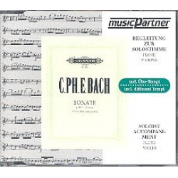 Sonate g-Moll für Violine (Flöte) und - Carl Philipp Emanuel Bach