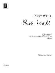 KONZERT OP.12 FUER VIOLINE UND - Kurt Weill