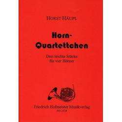 Drei leichte Stücke für vier Hörner - Horst Häupl
