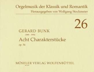8 Charakterstücke op.54 - Gerard Bunk / Arr. Wolfgang Stockmeier