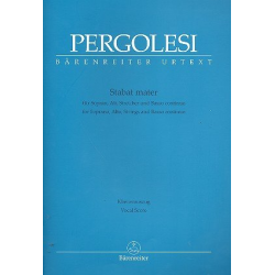 Stabat mater : für Sopran, Alt, Streicher - Giovanni Battista Pergolesi