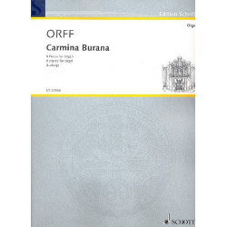 Carmina burana : für Orgel solo - Carl Orff / Arr. Klaus Uwe Ludwig