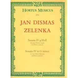 Sonate g-Moll Nr.4 : für 2 Oboen, -Jan Dismas Zelenka