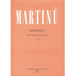 Sonatina : für Violine und Klavier -Bohuslav Martinu