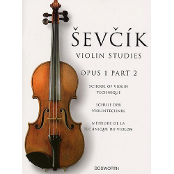 Violin Studies op.1,2 (dt/en/fr/it) - Otakar Sevcik