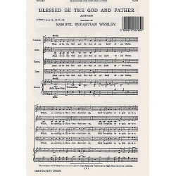 Blessed be the God and Father : for mixed chorus - Samuel Sebastian Wesley