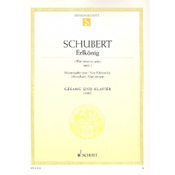Erlkönig op.1 : für mittlere - Franz Schubert