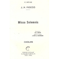 Missa Solemnis : für Soli und gem Chor - Joseph-Hector Fiocco