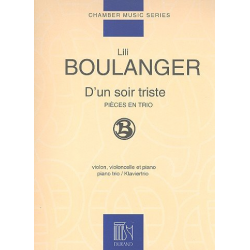 D'un soir triste pour violon, violoncelle et piano - Lili Boulanger