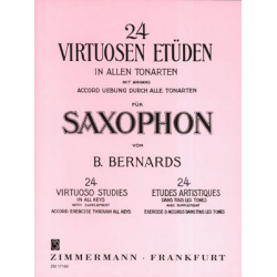 24 virtuose Etüden : für Saxophon - B. Bernards
