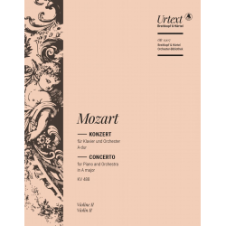 Konzert A-Dur KV488 : für Klavier - Wolfgang Amadeus Mozart