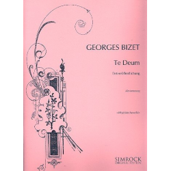 Te Deum : für Soli, - Georges Bizet