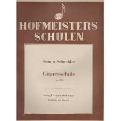 Gitarreschule op.125 - Simon Schneider