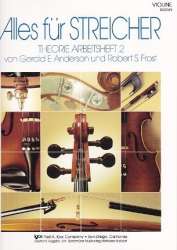 Alles für Streicher Band 2 - Theorie Arbeitsheft - (deutsch) - Violine - Gerald Anderson