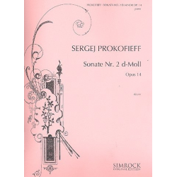 Sonate Nr.2 op.14 : für Klavier - Sergei Prokofieff