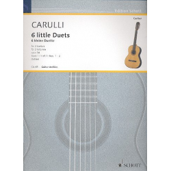 6 kleine Duette op.34 Band 1 (Nr.1-3) : - Ferdinando Carulli
