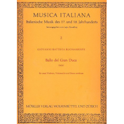 Ballo del gran duca : für 2 Violinen, - Giovanni Battista Buonamente